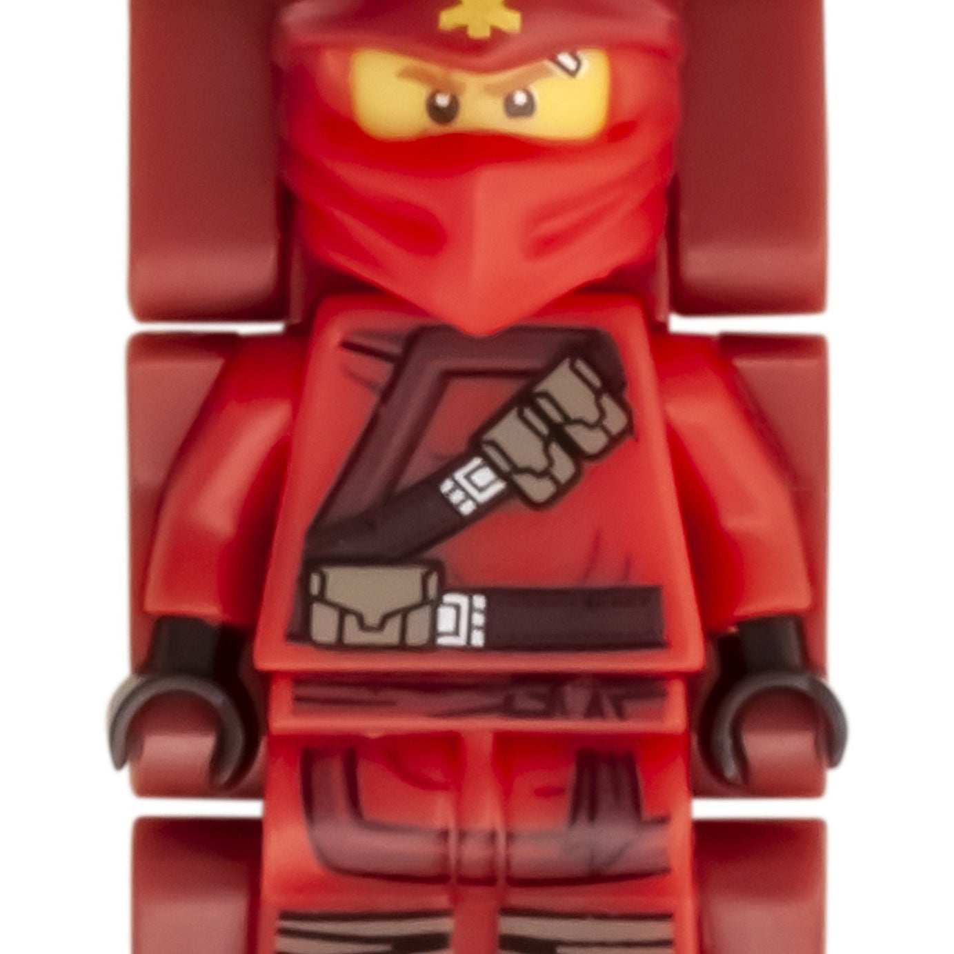 LEGO Ninjago 8021643 KAI Buildable Minifigure Link Watch, with Interchangeable Links, Analog Display, and Integrated Kai Minifigure, Water-Resistant Toy for Kids Aged 6+ (24 Pieces)