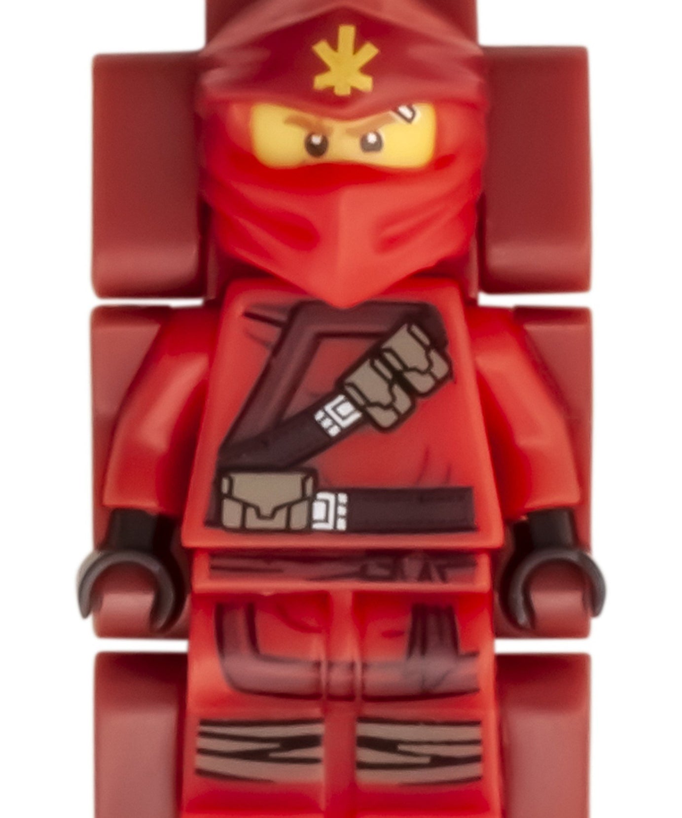 LEGO Ninjago 8021643 KAI Buildable Minifigure Link Watch, with Interchangeable Links, Analog Display, and Integrated Kai Minifigure, Water-Resistant Toy for Kids Aged 6+ (24 Pieces)