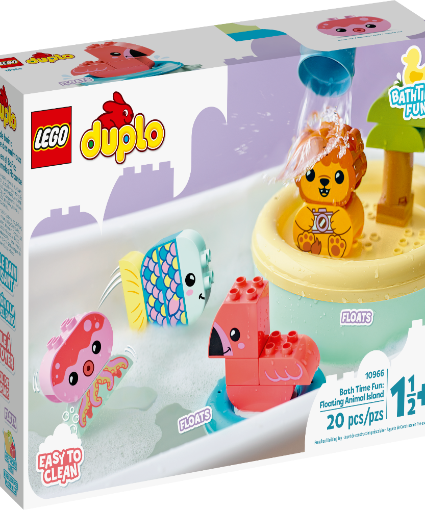 LEGO 10966 Duplo Bath Time Fun Floating Animal Island For Ages 1.5 Years and Up - MINIMEE KIDS