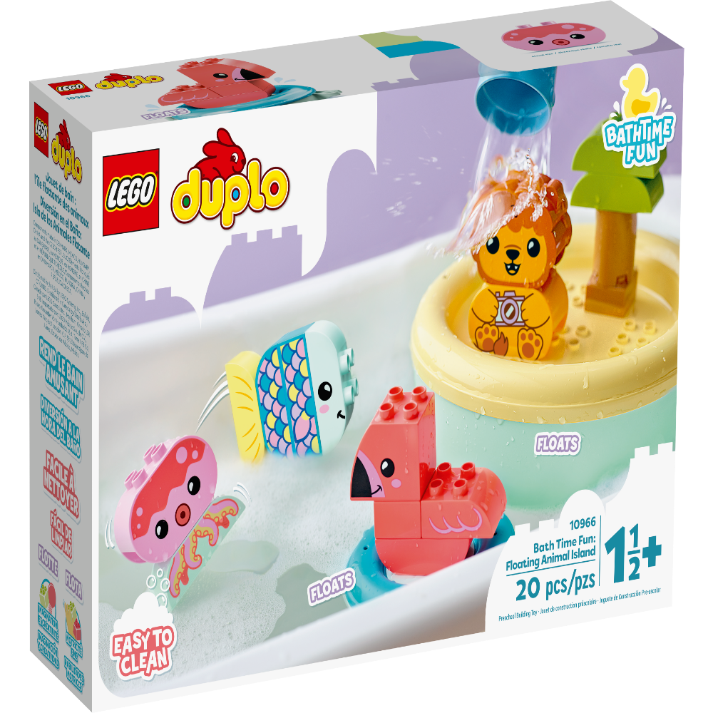 LEGO 10966 Duplo Bath Time Fun Floating Animal Island For Ages 1.5 Years and Up