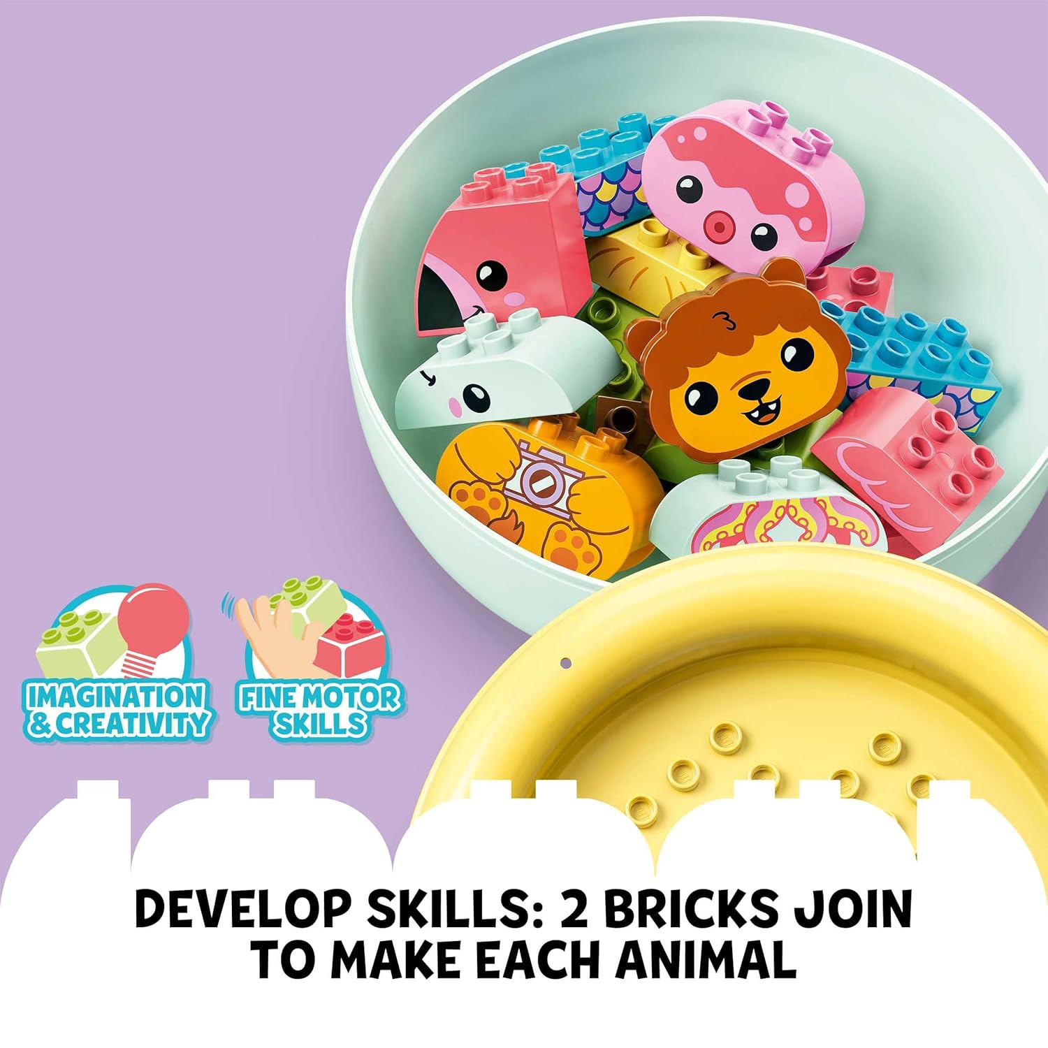 LEGO 10966 Duplo Bath Time Fun Floating Animal Island For Ages 1.5 Years and Up