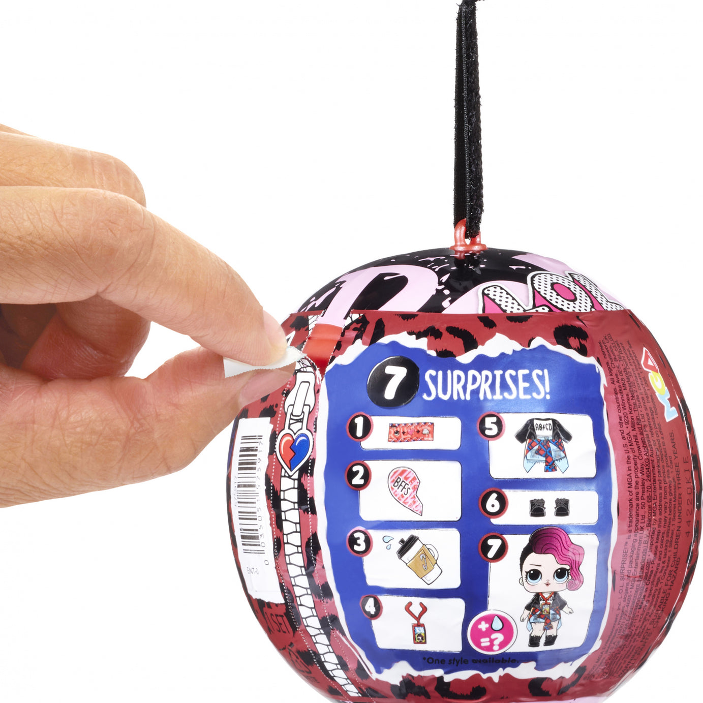 L.O.L. Surprise! BFF Sweethearts Rocker Doll – Let’s Be Friends! | Fan-Favorite Valentine’s Edition with 7 Surprises Including Outfit, Accessory, and Water Reveal | Limited Edition Sister of Rocker Boi