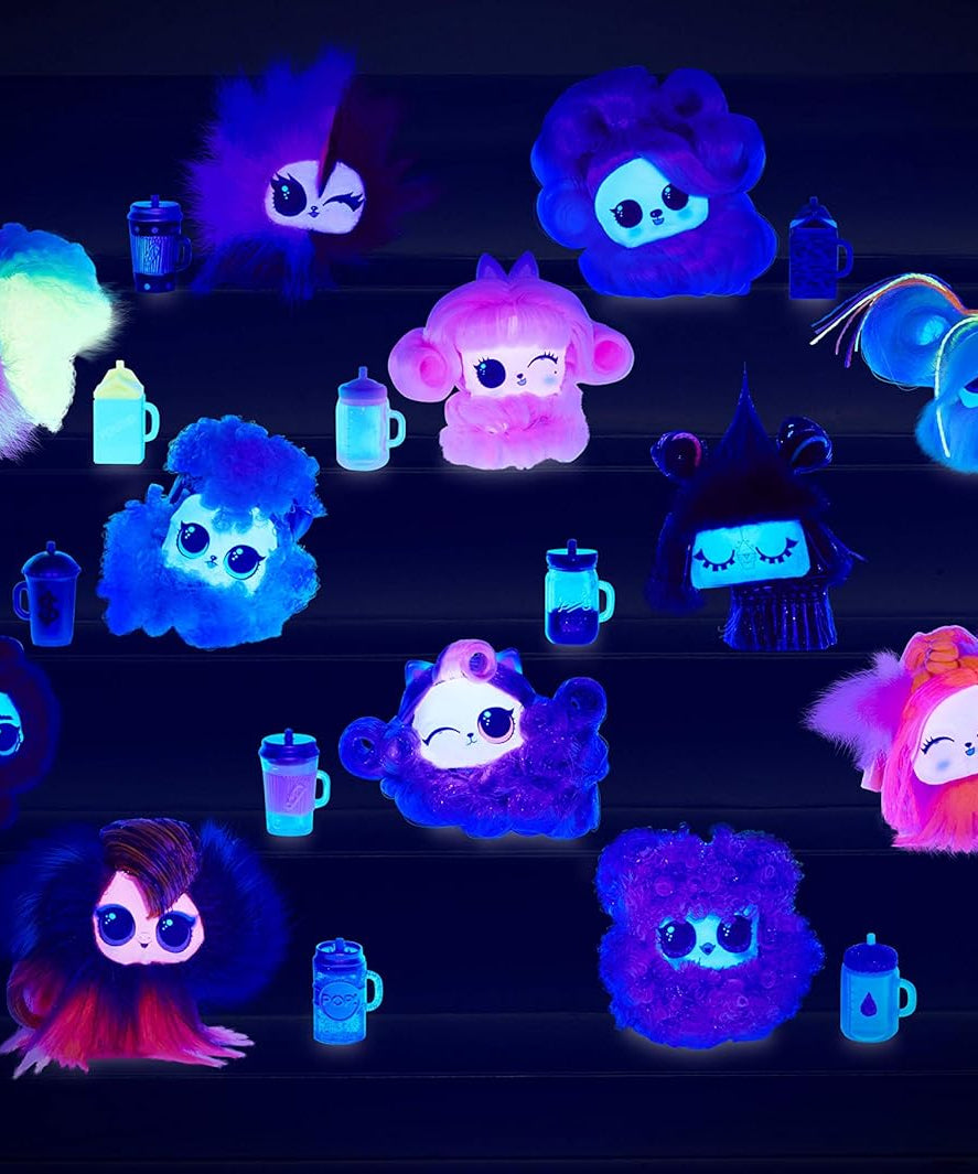 L.O.L. Surprise! Lights Pets with Real Hair & 9 Surprises Including Black Light Surprises - Collect All 12 Pets!