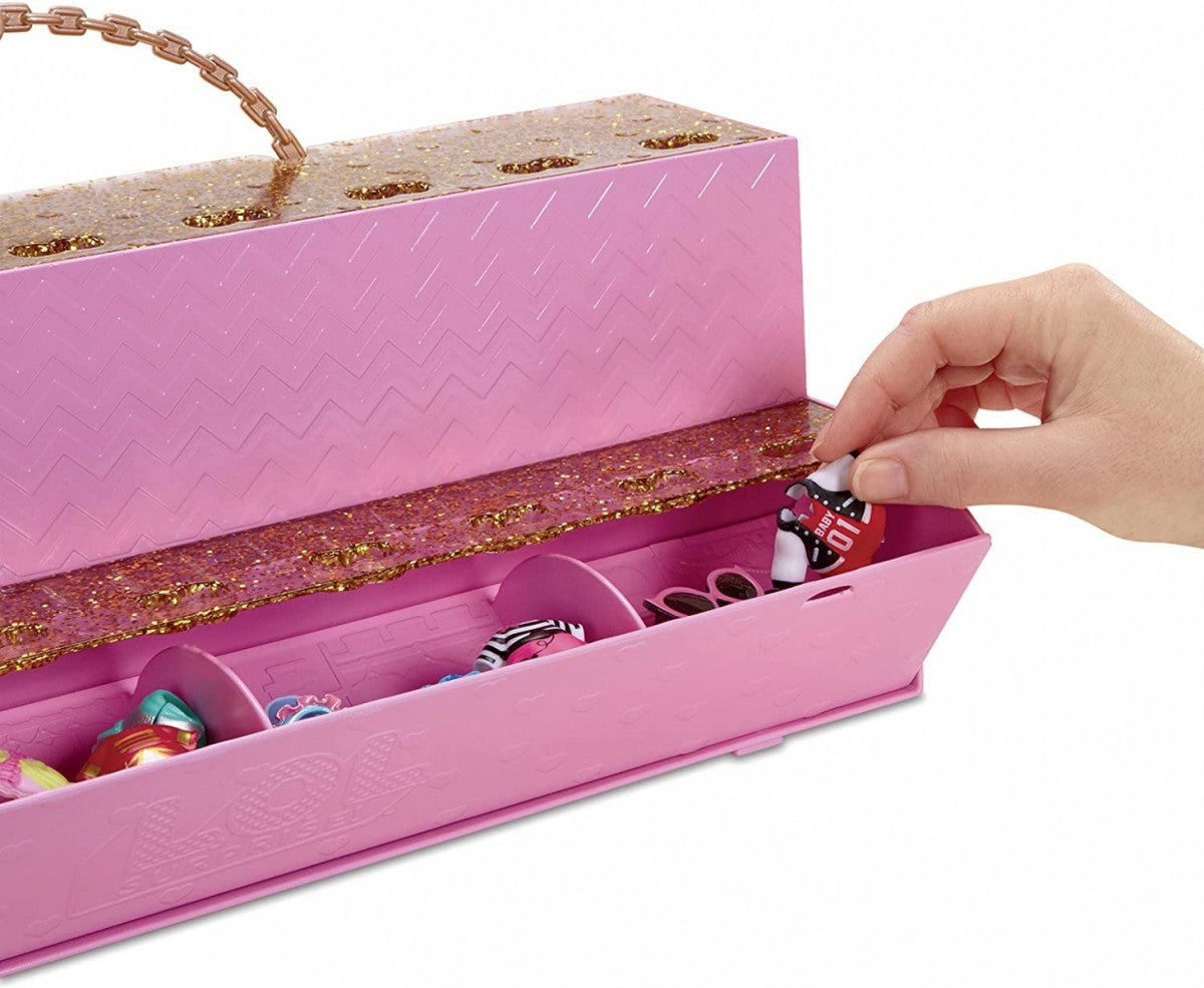 LOL Surprise Mini Shops 3-in-1 Boutique Playset with Exclusive Gold Doll | Display Case, Carry Case & Pretend Play Set for Girls 3+ | Holds 55+ Dolls & Accessories - MINIMEE KIDS