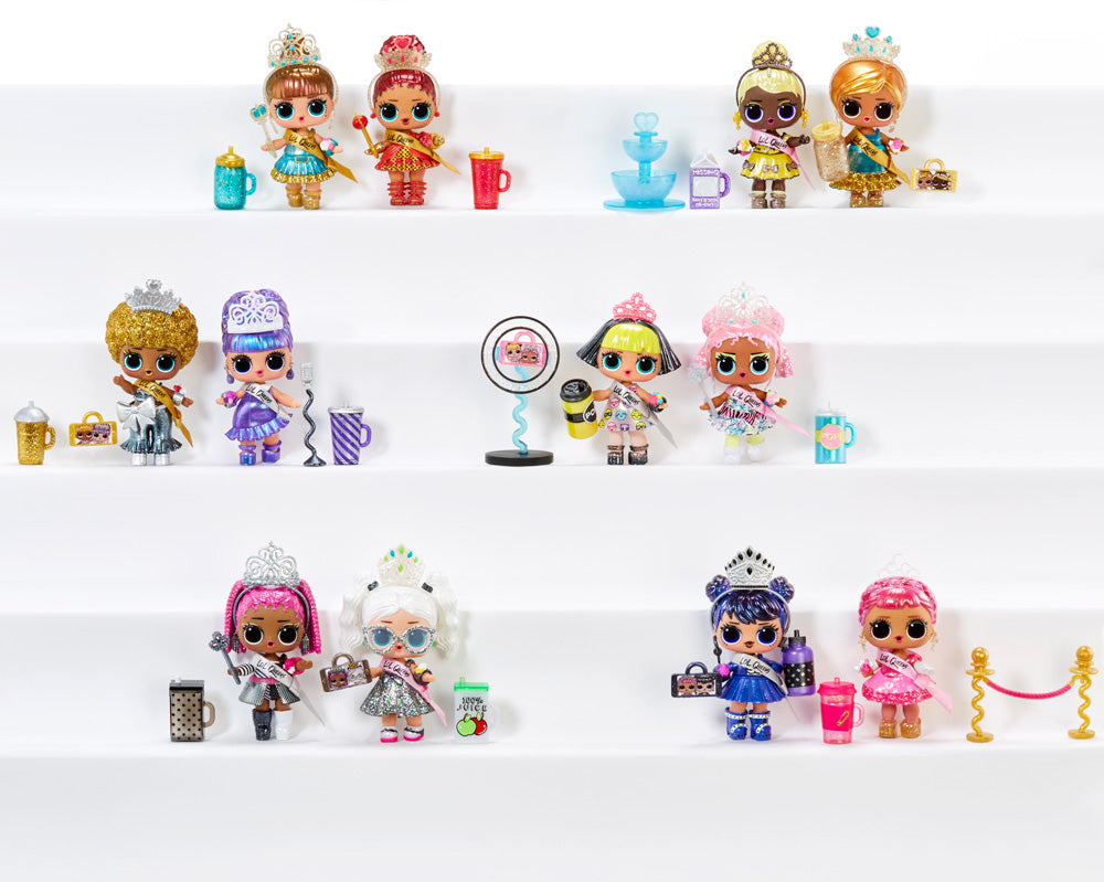 L.O.L. Surprise! Queens Doll – Royal Edition with 9 Surprises | Throne, Tiara, Fashion Accessories | Collectible Ball with Secret Royal Theme | Styles May Vary