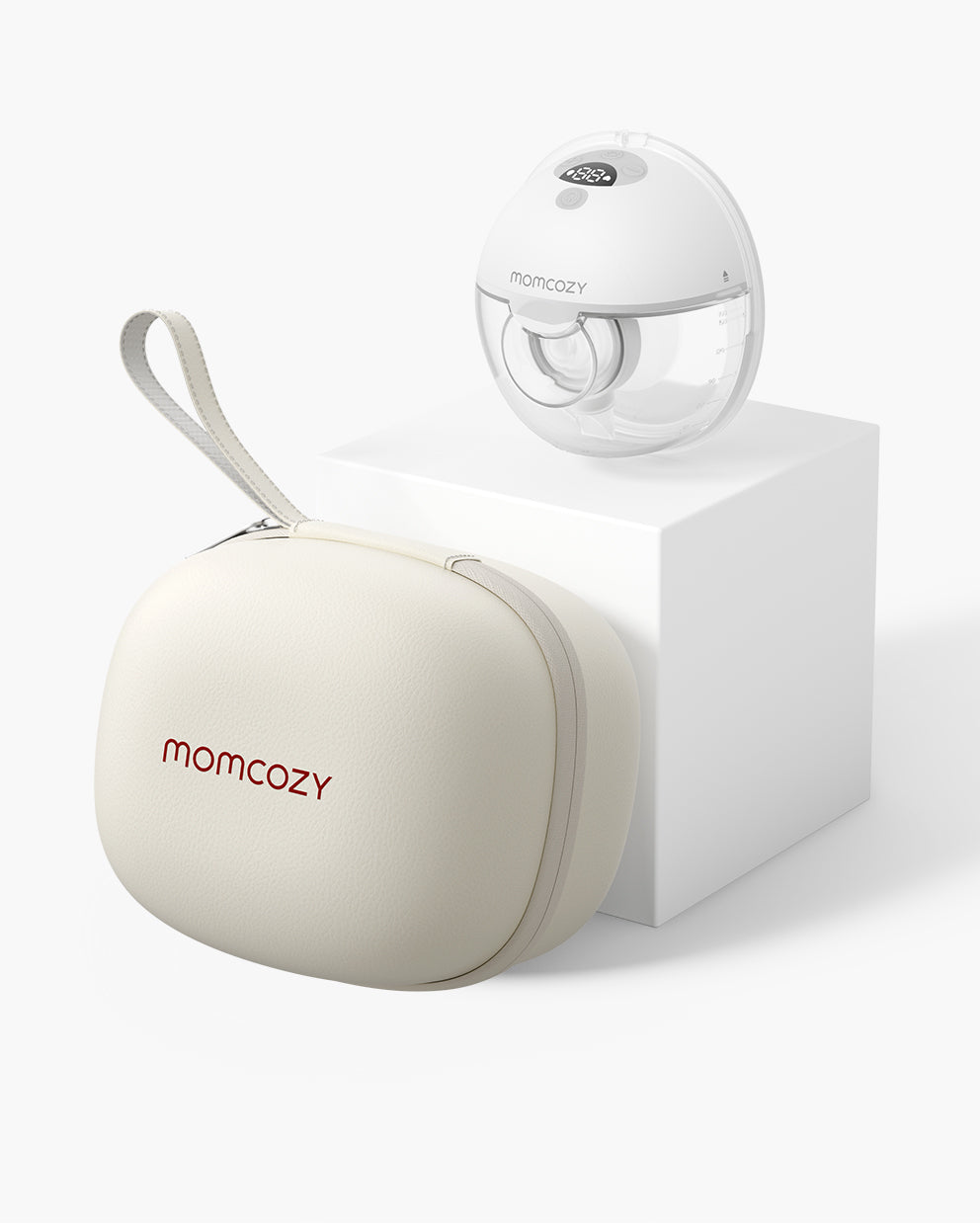 Momcozy M5 Wearable Single Breast Pump – Painless Horizontal Pumping with Vibrate-to-Pump Mode, Hands-Free & Ultra-Lightweight Design