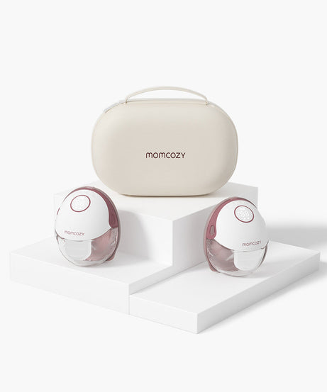 Momcozy Mobile Style™ M6 Hands-free Wearable Breast Pump | Ultra-Slim & Discreet 2nd Gen Motor | 3 Modes & 9 Suction Levels | Single or Double Pump Options with 12-Month Warranty - MINIMEE KIDS