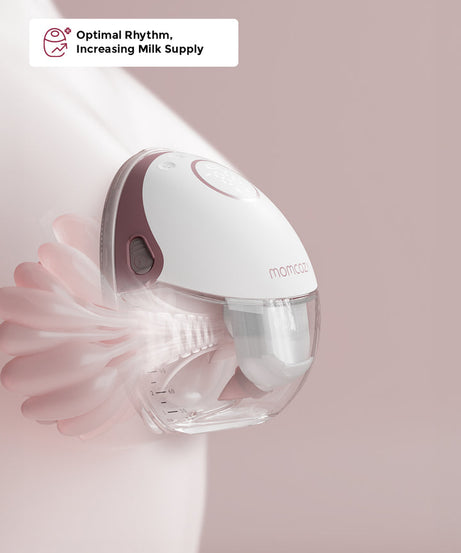 Momcozy Mobile Style™ M6 Hands-free Wearable Breast Pump | Ultra-Slim & Discreet 2nd Gen Motor | 3 Modes & 9 Suction Levels | Single or Double Pump Options with 12-Month Warranty - MINIMEE KIDS
