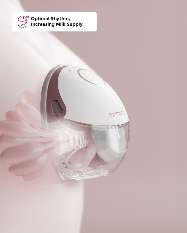 Momcozy Mobile Style™ M6 Hands-free Wearable Breast Pump | Ultra-Slim & Discreet 2nd Gen Motor | 3 Modes & 9 Suction Levels | Single or Double Pump Options with 12-Month Warranty - MINIMEE KIDS