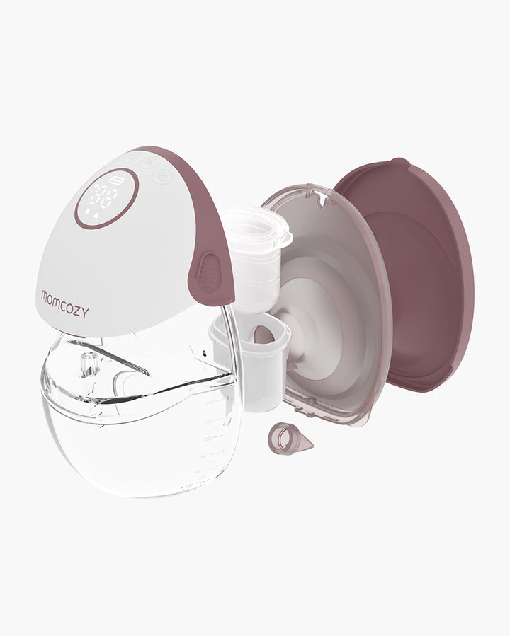 Momcozy Mobile Style™ M6 Hands-free Wearable Breast Pump | Ultra-Slim & Discreet 2nd Gen Motor | 3 Modes & 9 Suction Levels | Single or Double Pump Options with 12-Month Warranty - MINIMEE KIDS