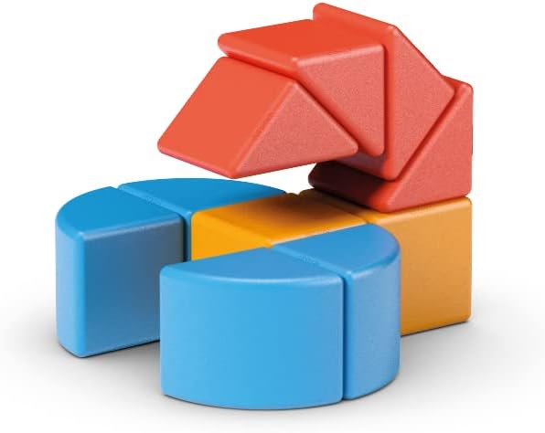 Geomag Magicube Magnetic Building Blocks & Fun Card Activities 16 Pieces For Ages 2-5 Years