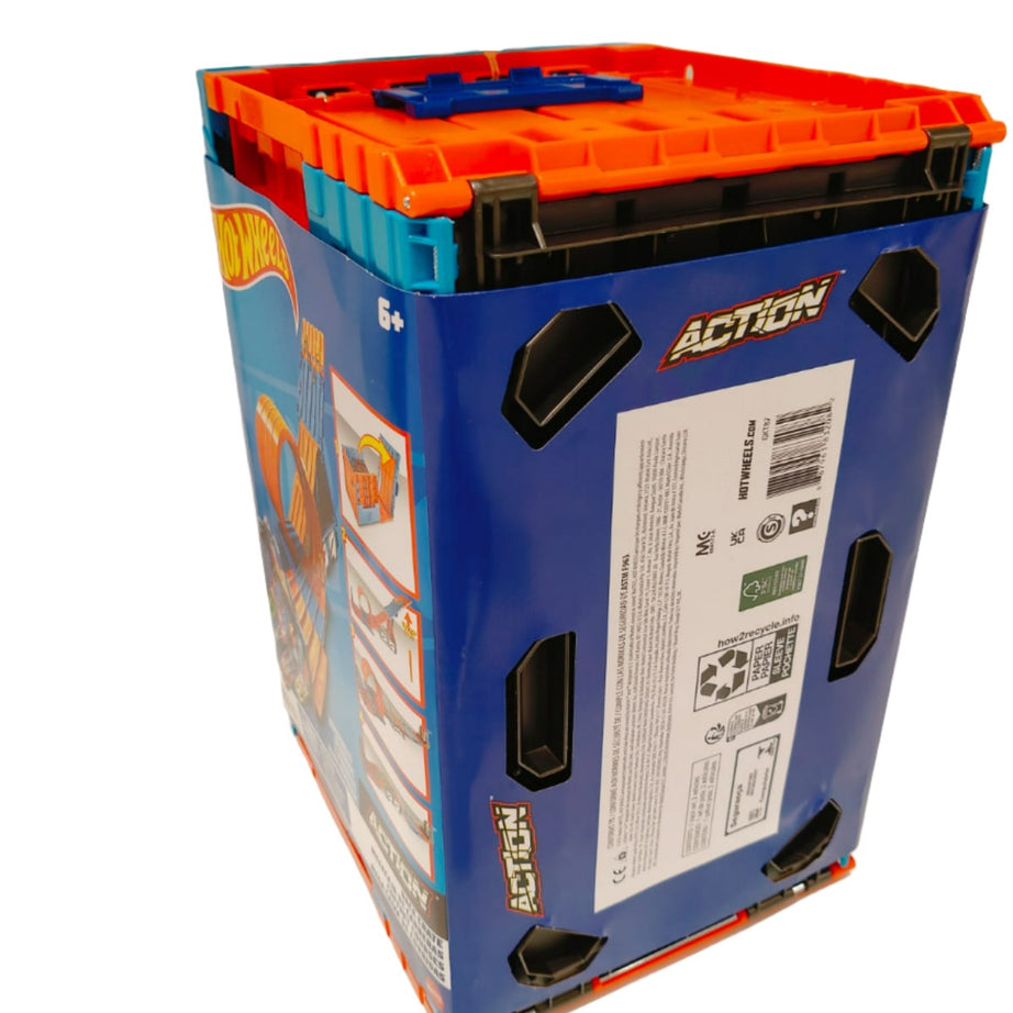 Hot Wheels Action Race Crate Unassembled 3-in-1 Track Playset for Ages 6+ Years