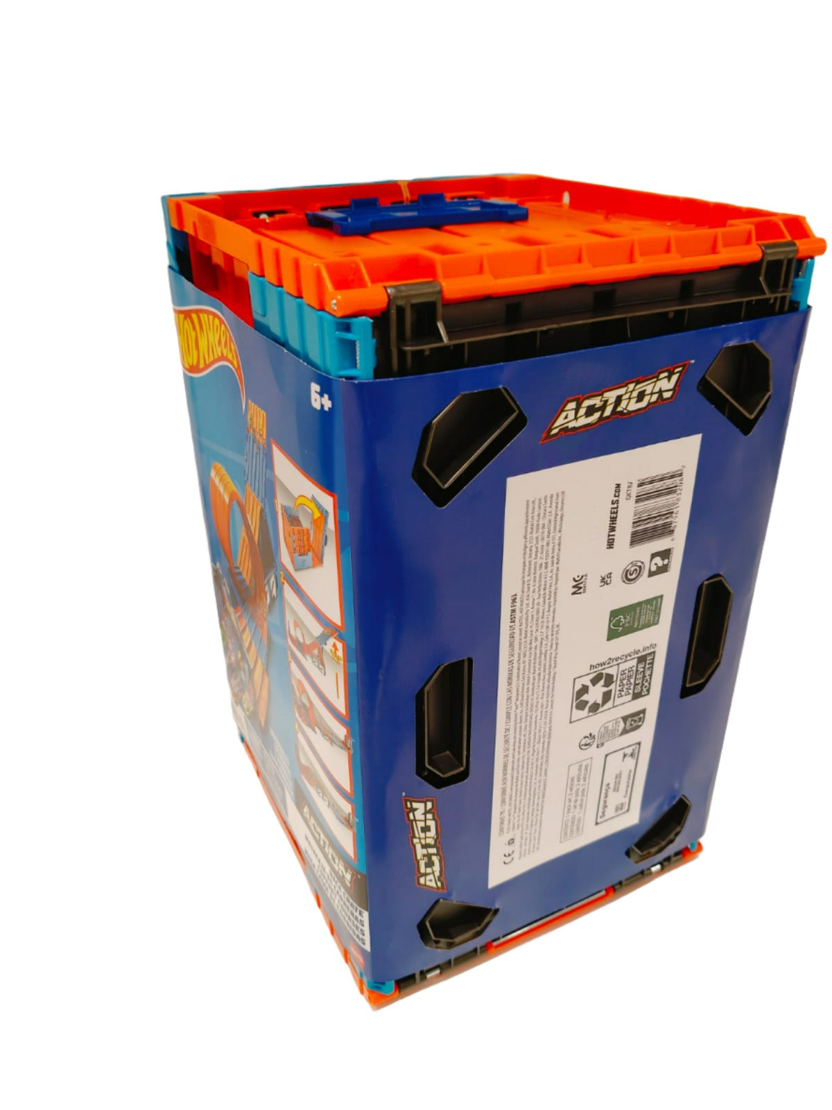 Hot Wheels Action Race Crate Unassembled 3-in-1 Track Playset for Ages 6+ Years