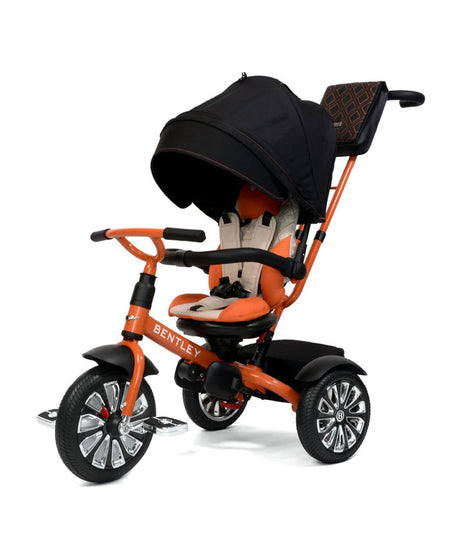 Bentley Mulliner 6-in-1 Convertible Baby Tricycle and Stroller – Luxury Baby Ride with Multiple Modes and Premium Design - MINIMEE KIDS