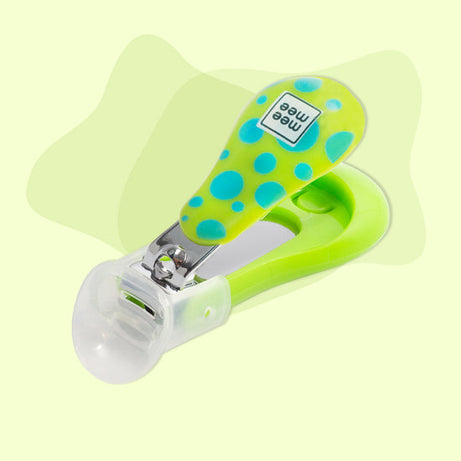 Mee mee Gentle Nail Clipper with Skin Guard for 0+ Months (Color May Vary)