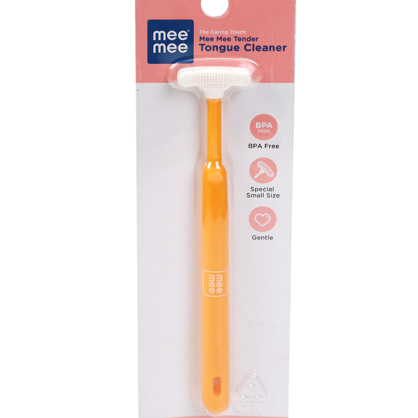 Mee Mee The Caring touch Gentle Tender Tongue Cleaner for 0+ months Special Small size (Color May vary)