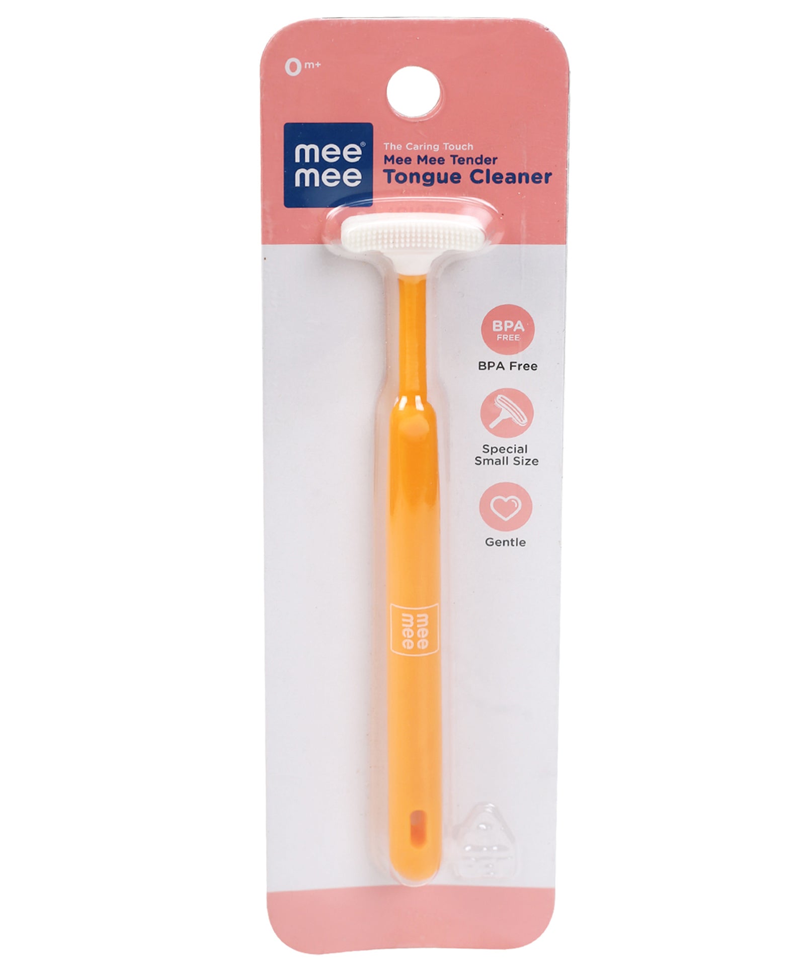 Mee Mee The Caring touch Gentle Tender Tongue Cleaner for 0+ months Special Small size (Color May vary)