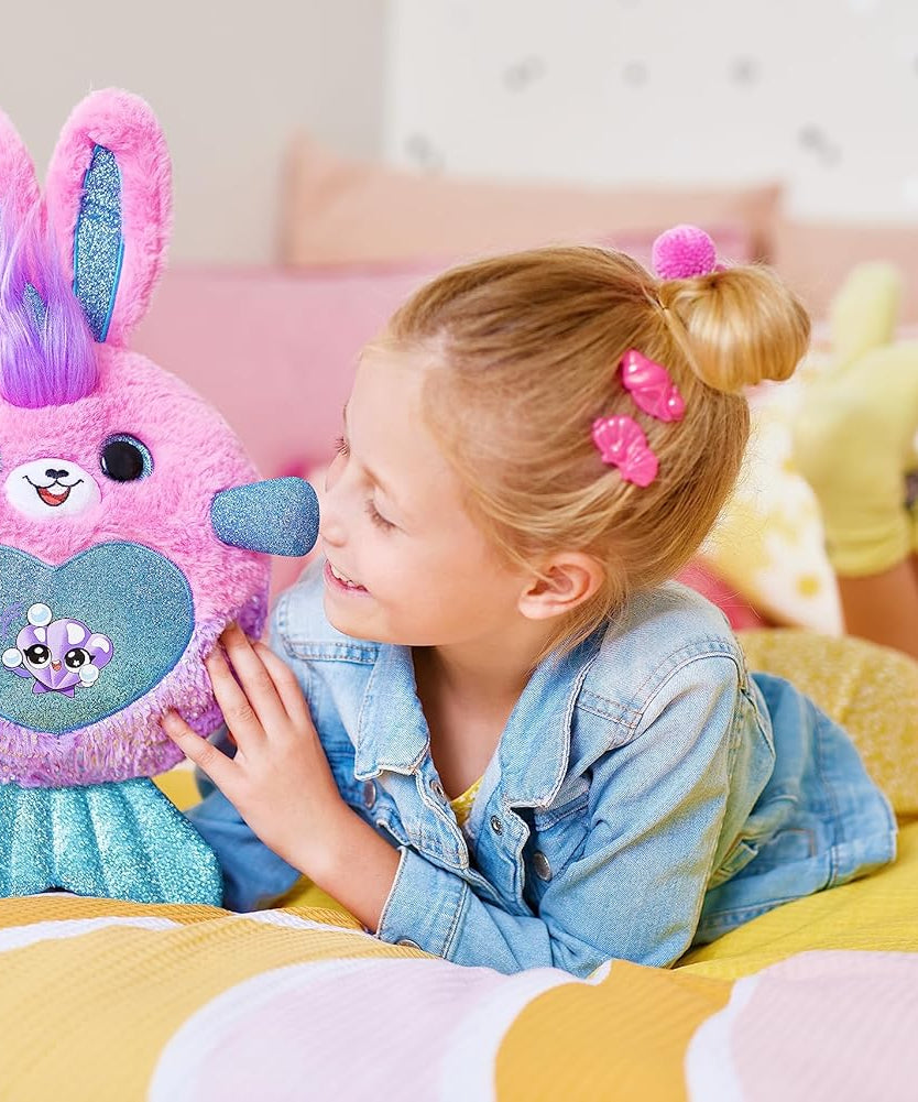 Zuru Rainbocorns Mermaidcorn Surprise - Over 35 Mermaid-Themed Surprises Inside, Including Water Globe Horn and Glittery Tail - Plush Toy for Kids Ages 3+