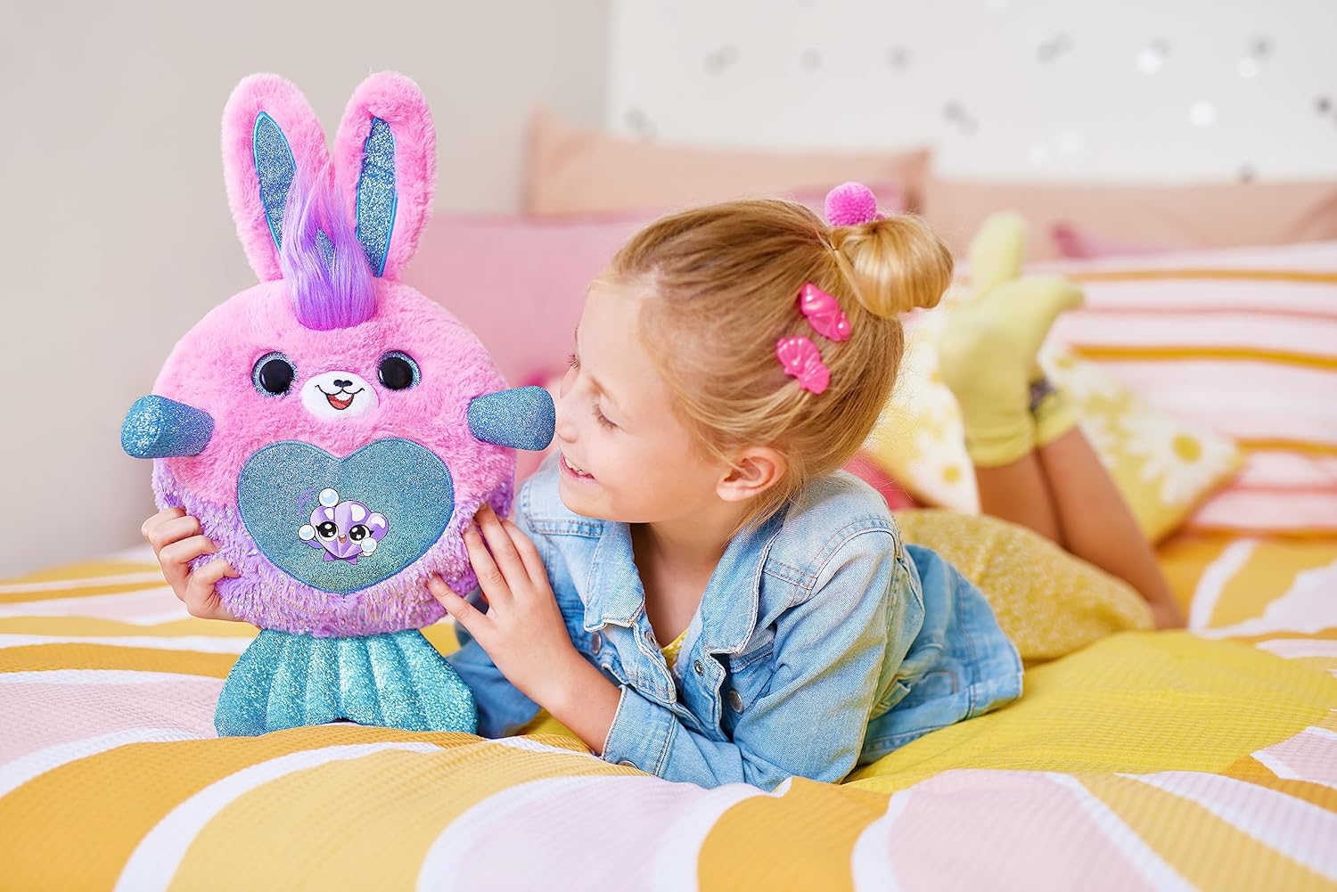 Zuru Rainbocorns Mermaidcorn Surprise - Over 35 Mermaid-Themed Surprises Inside, Including Water Globe Horn and Glittery Tail - Plush Toy for Kids Ages 3+