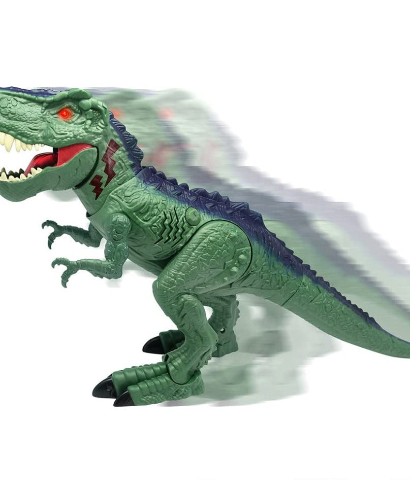 Dragon-i Toys Mighty Megasaur Megahunter Battery Operated T-Rex: Walking, Roaring, and Light-Up Features