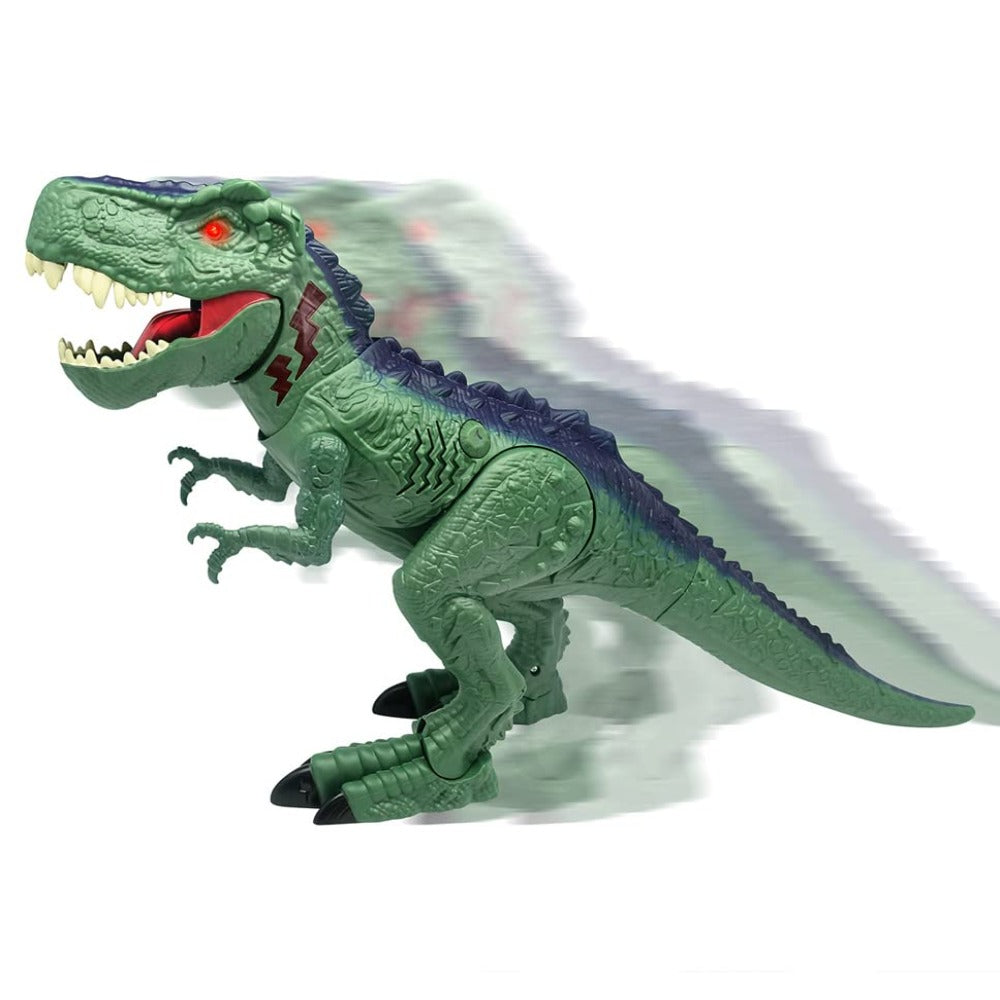 Dragon-i Toys Mighty Megasaur Megahunter Battery Operated T-Rex: Walking, Roaring, and Light-Up Features