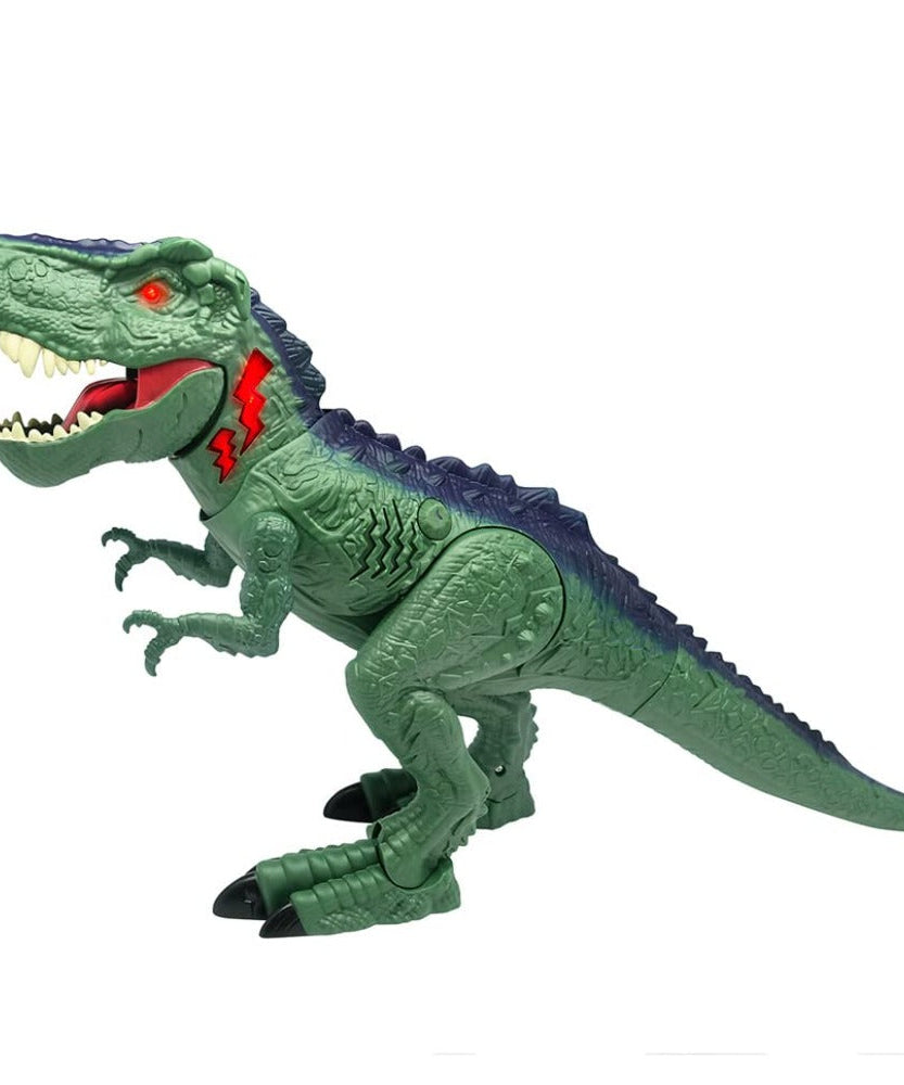 Dragon-i Toys Mighty Megasaur Megahunter Battery Operated T-Rex: Walking, Roaring, and Light-Up Features