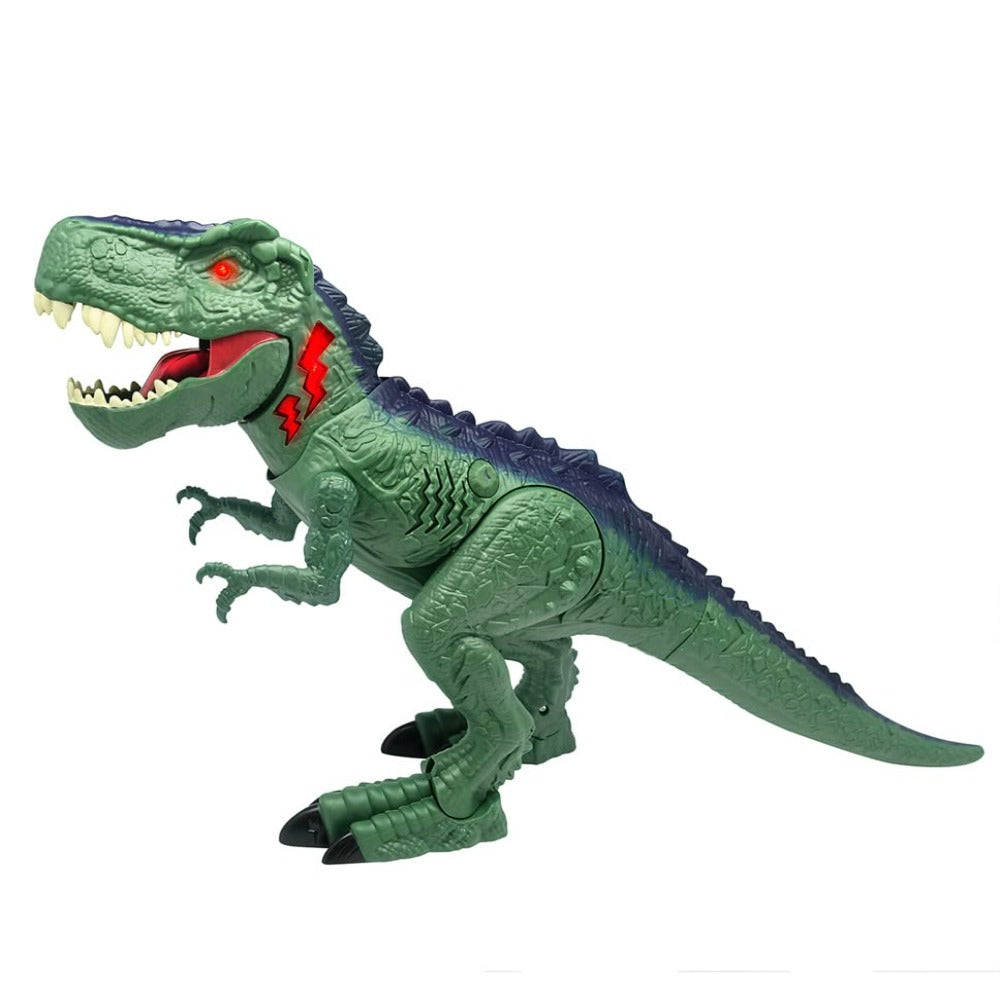 Dragon-i Toys Mighty Megasaur Megahunter Battery Operated T-Rex: Walking, Roaring, and Light-Up Features