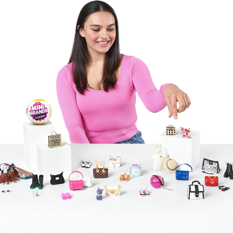Zuru 5 Surprise Mini Brands Fashion Capsule | 5 Miniature Mystery Fashion Accessories | Over 80 to Collect Including Handbags, Shoes & More | For Ages 3+
