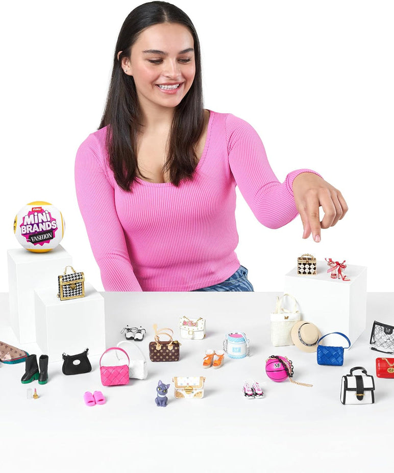 Zuru 5 Surprise Mini Brands Fashion Capsule | 5 Miniature Mystery Fashion Accessories | Over 80 to Collect Including Handbags, Shoes & More | For Ages 3+