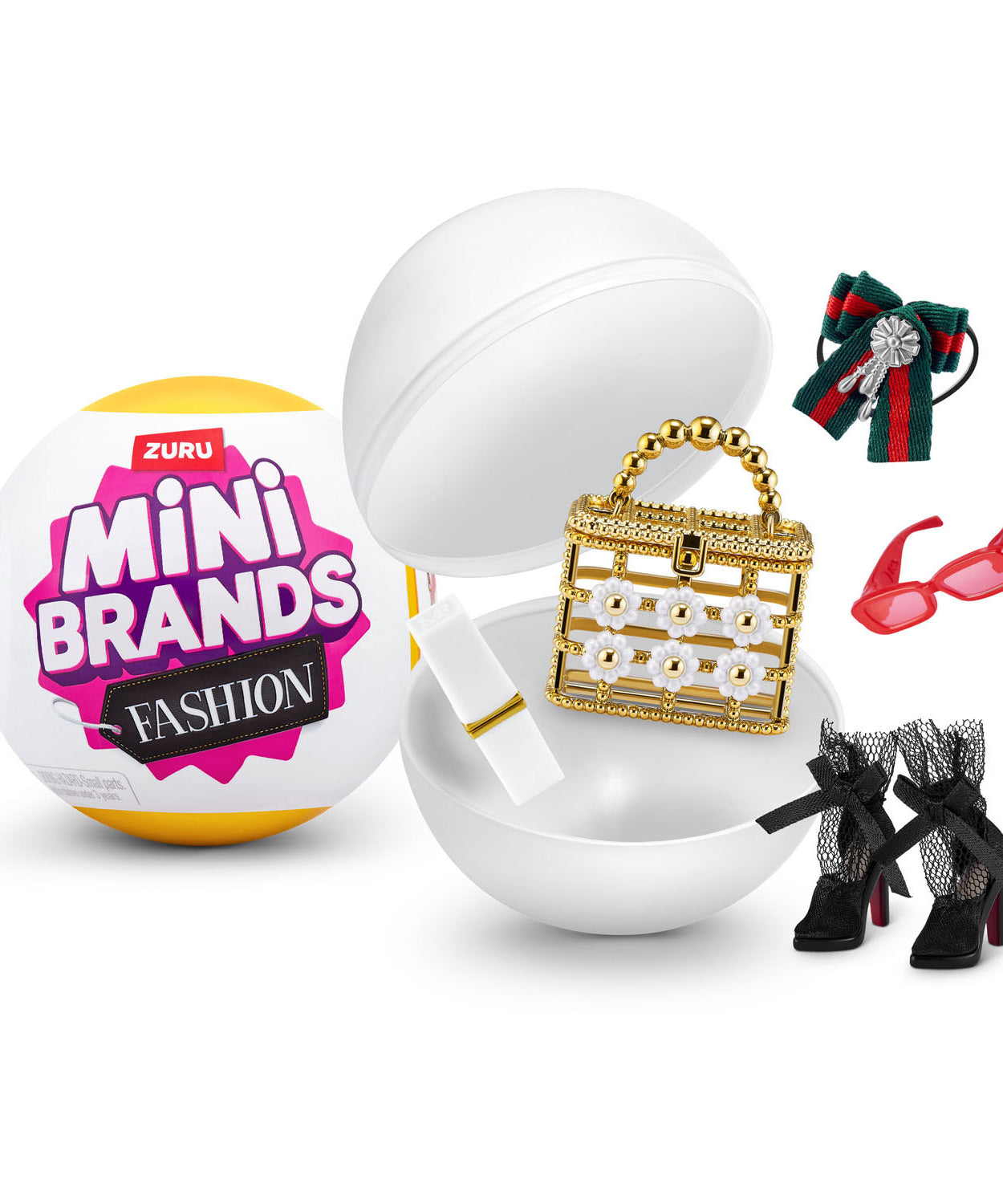 Zuru 5 Surprise Mini Brands Fashion Capsule | 5 Miniature Mystery Fashion Accessories | Over 80 to Collect Including Handbags, Shoes & More | For Ages 3+