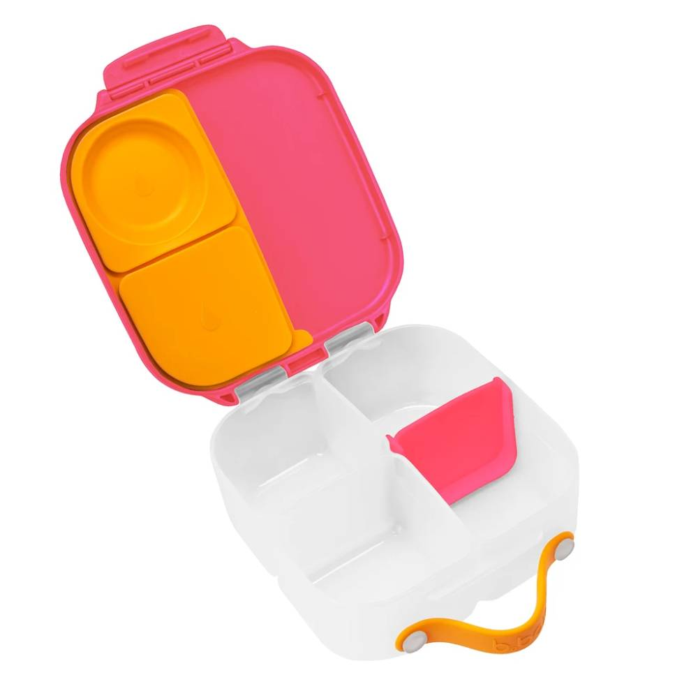 B.Box Mini Lunch Box 1L for Kids (3y+) | Leak-Proof 2-Compartment Lunchbox with Stretchy Flexi Fruit Holder & Adjustable Divider | BPA-Free & Freezer Safe | Assorted Colors - MINIMEE KIDS
