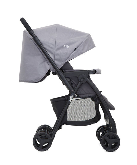 Joie Mirus Compact Stroller - Dark Pewter | From Newborn to 3 Years (Up to 15kg) | With Reversible Handle Lightweight and Versatile - MINIMEE KIDS