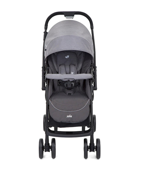 Joie Mirus Compact Stroller - Dark Pewter | From Newborn to 3 Years (Up to 15kg) | With Reversible Handle Lightweight and Versatile - MINIMEE KIDS