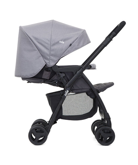 Joie Mirus Compact Stroller - Dark Pewter | From Newborn to 3 Years (Up to 15kg) | With Reversible Handle Lightweight and Versatile - MINIMEE KIDS