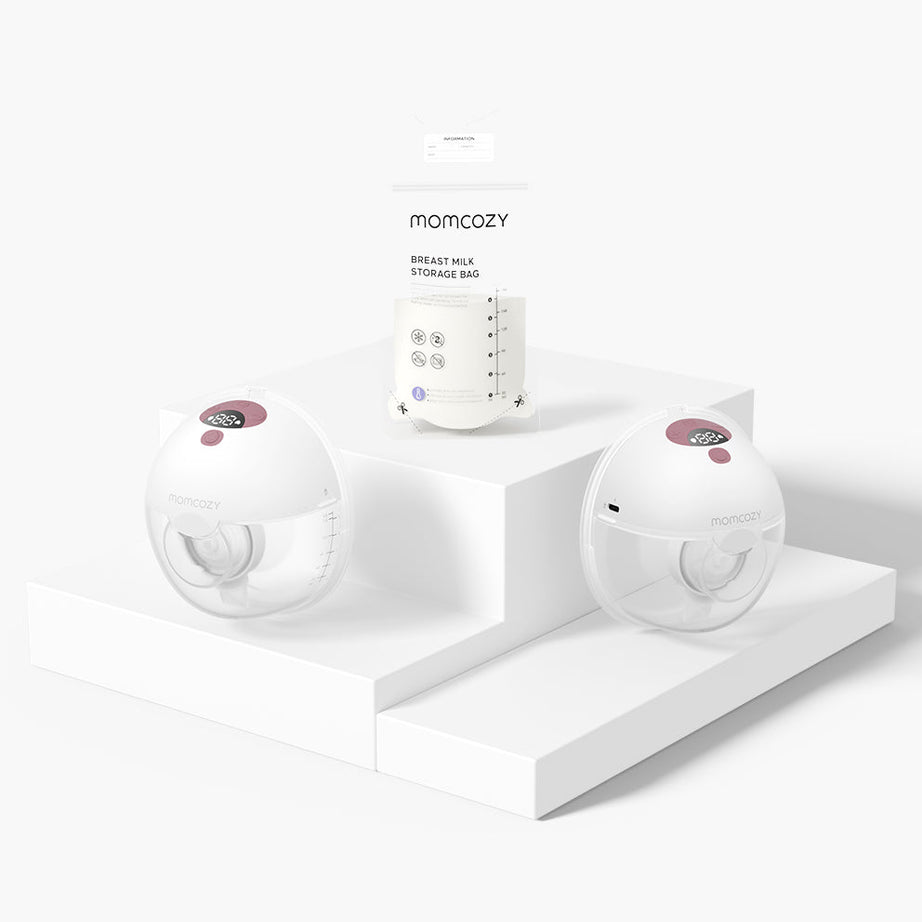 Momcozy M5 Wearable Breast Pump - 2 Pumps | Electric, Painless, Portable & Discreet Pumping Solution