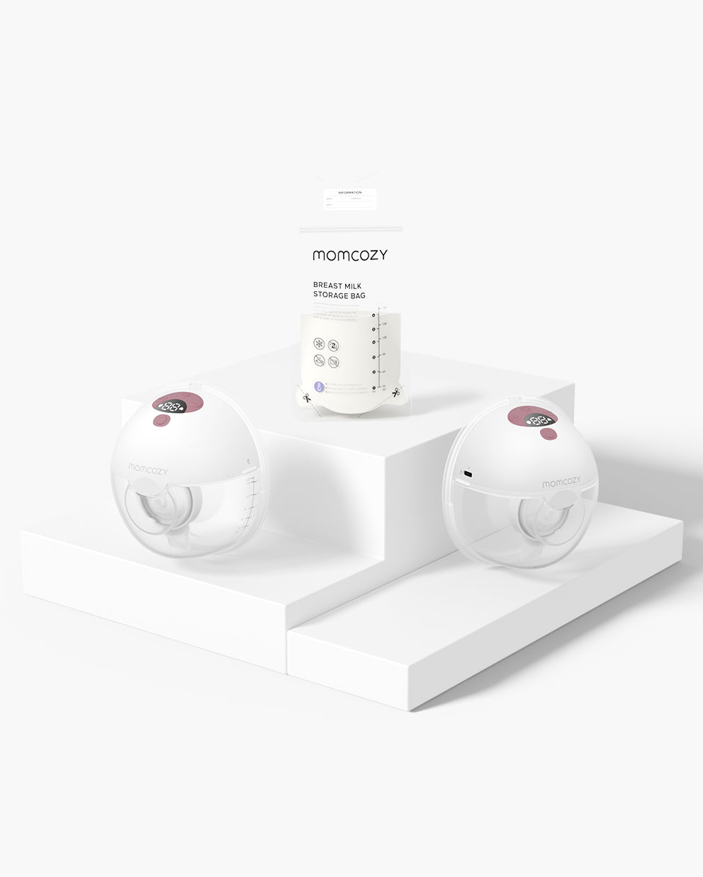 Momcozy M5 Wearable Breast Pump - 2 Pumps | Electric, Painless, Portable & Discreet Pumping Solution