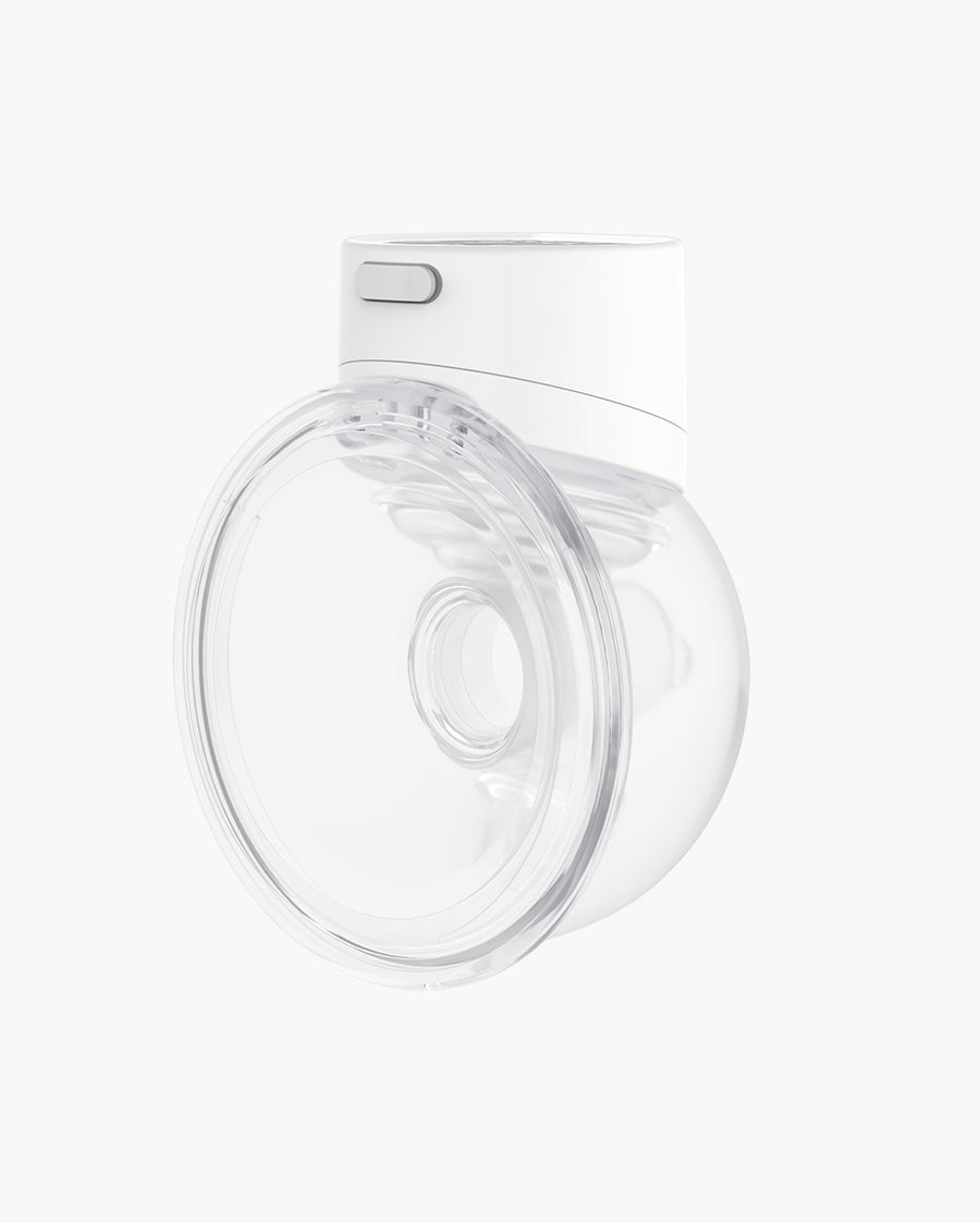 Momcozy S12 Pro Wearable Single Electric Breast Pump – Hands-Free, 24mm, White, Silent & Portable with 3 Modes, 9 Suction Levels, Leakproof Design, Rechargeable & BPA-Free