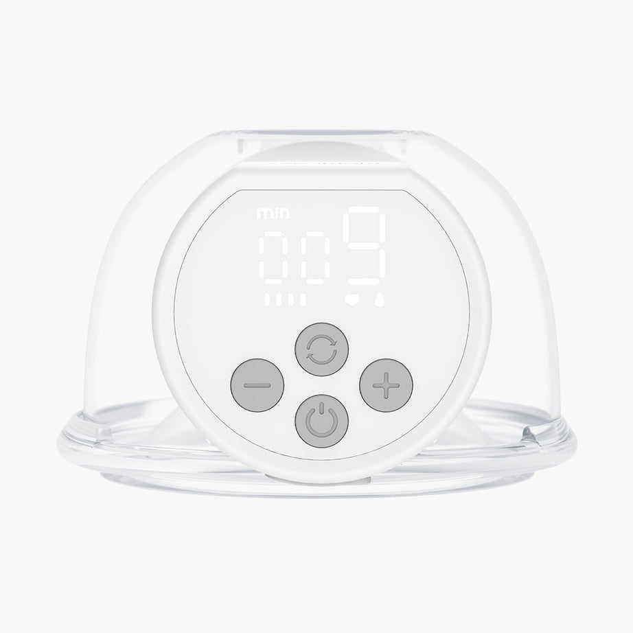 Momcozy S12 Pro Wearable Single Electric Breast Pump – Hands-Free, 24mm, White, Silent & Portable with 3 Modes, 9 Suction Levels, Leakproof Design, Rechargeable & BPA-Free