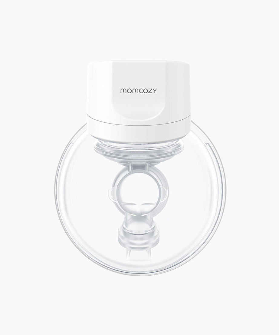 Momcozy S12 Pro Wearable Single Electric Breast Pump – Hands-Free, 24mm, White, Silent & Portable with 3 Modes, 9 Suction Levels, Leakproof Design, Rechargeable & BPA-Free - MINIMEE KIDS