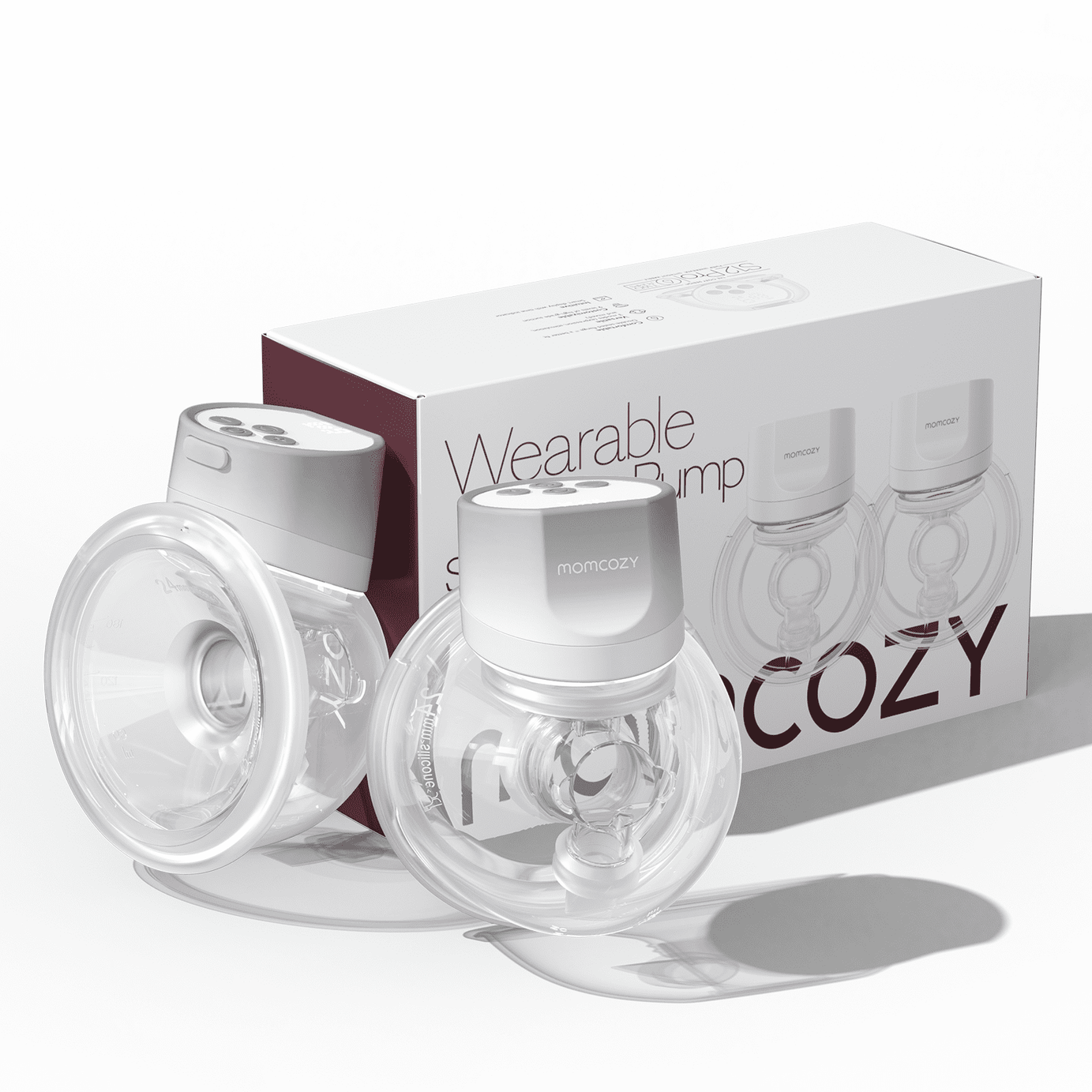 Momcozy Wearable Breast Pump S12 Pro – 3 Modes, 9 Suction Levels, Double-Sealed Flange, LED Display & Silent Operation for Hands-Free Pumping