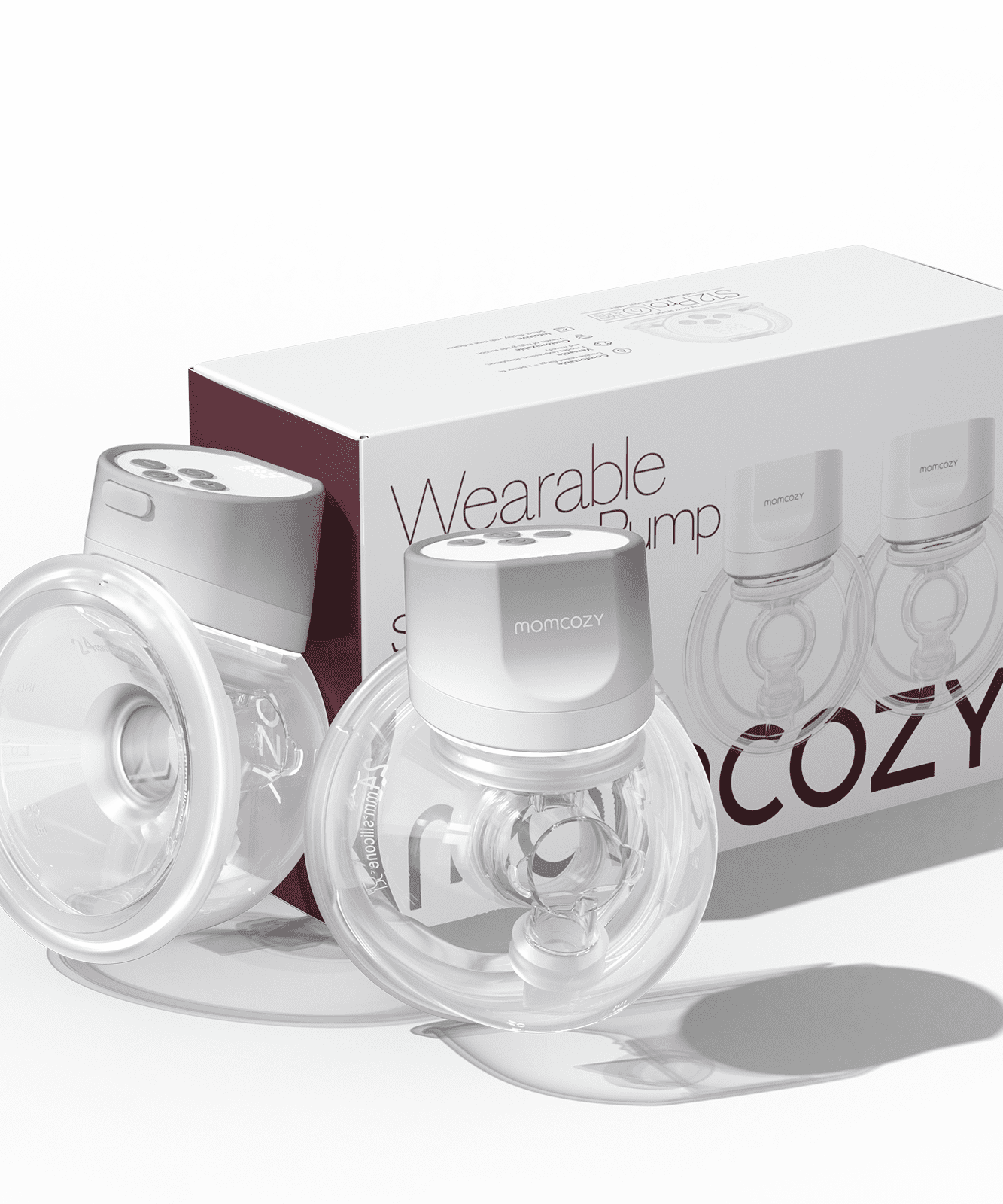 Momcozy Wearable Breast Pump S12 Pro | Dual Pump – 3 Modes, 9 Suction Levels, Double-Sealed Flange, LED Display & Silent Operation for Hands-Free Pumping