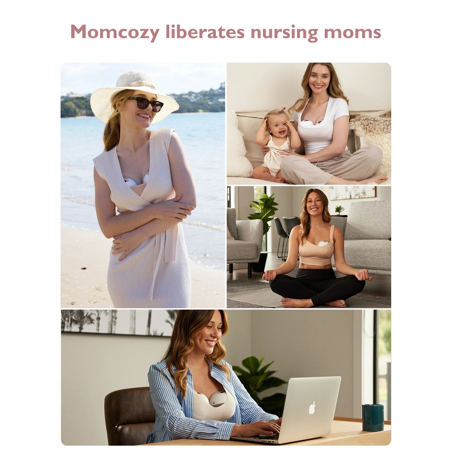Momcozy M5 Wearable Breast Pump - 2 Pumps | Electric, Painless, Portable & Discreet Pumping Solution