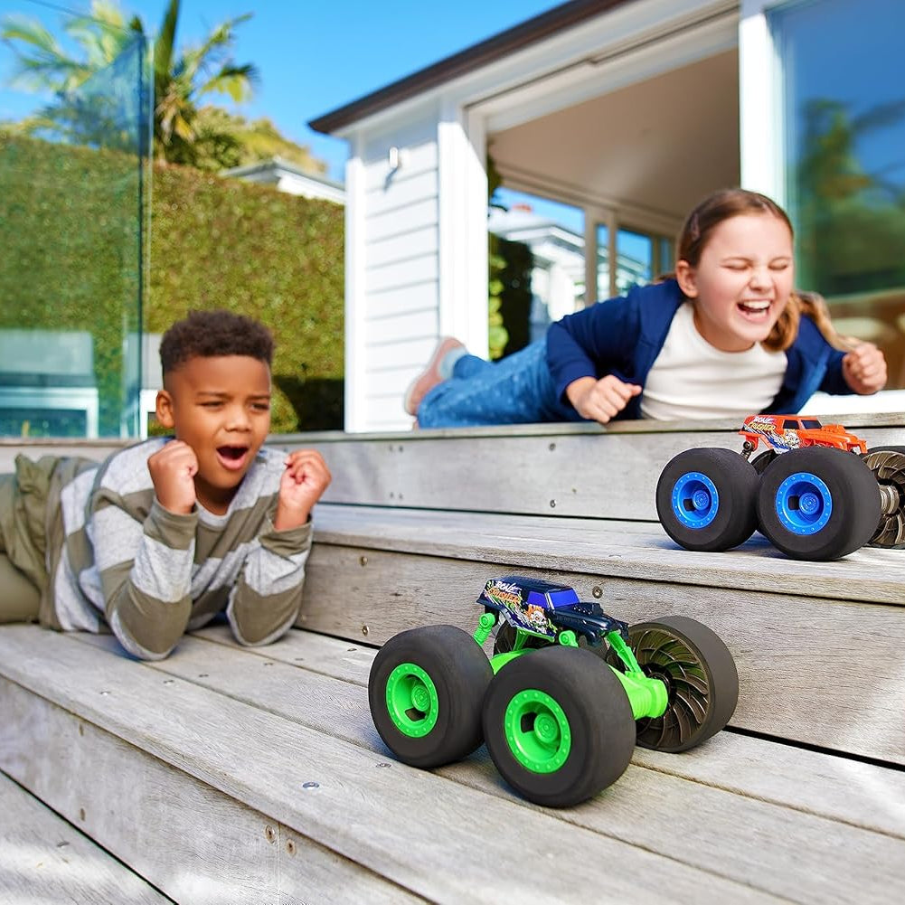 Zuru Metal Machines 6799 Over Drive Monster Truck 1:20 Scale - Battery Powered, All-Terrain, Water-Driving, Flips, 4WD, Toy for Boys and Girls | 1 piece Selected Randomly