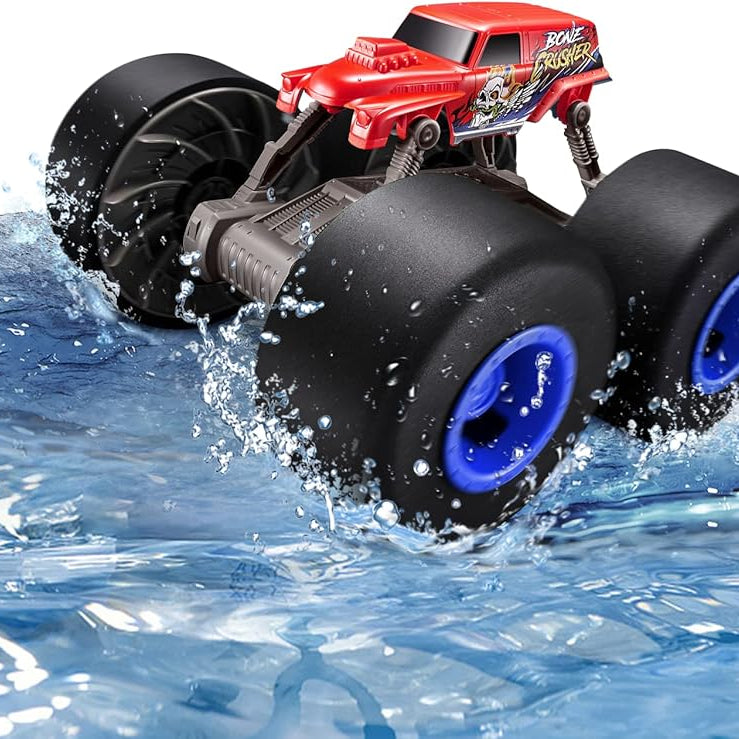 Zuru Metal Machines 6799 Over Drive Monster Truck 1:20 Scale - Battery Powered, All-Terrain, Water-Driving, Flips, 4WD, Toy for Boys and Girls | 1 piece Selected Randomly
