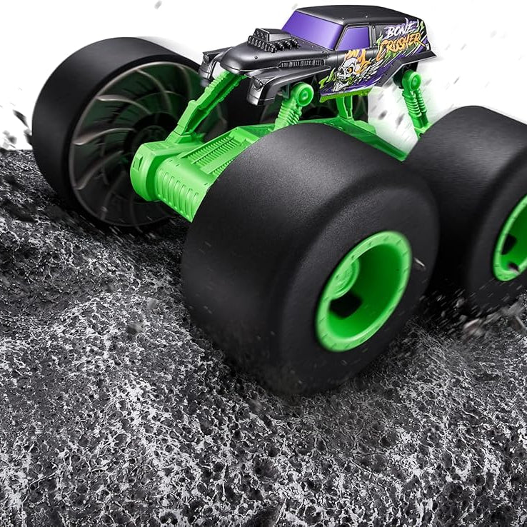Zuru Metal Machines 6799 Over Drive Monster Truck 1:20 Scale - Battery Powered, All-Terrain, Water-Driving, Flips, 4WD, Toy for Boys and Girls | 1 piece Selected Randomly
