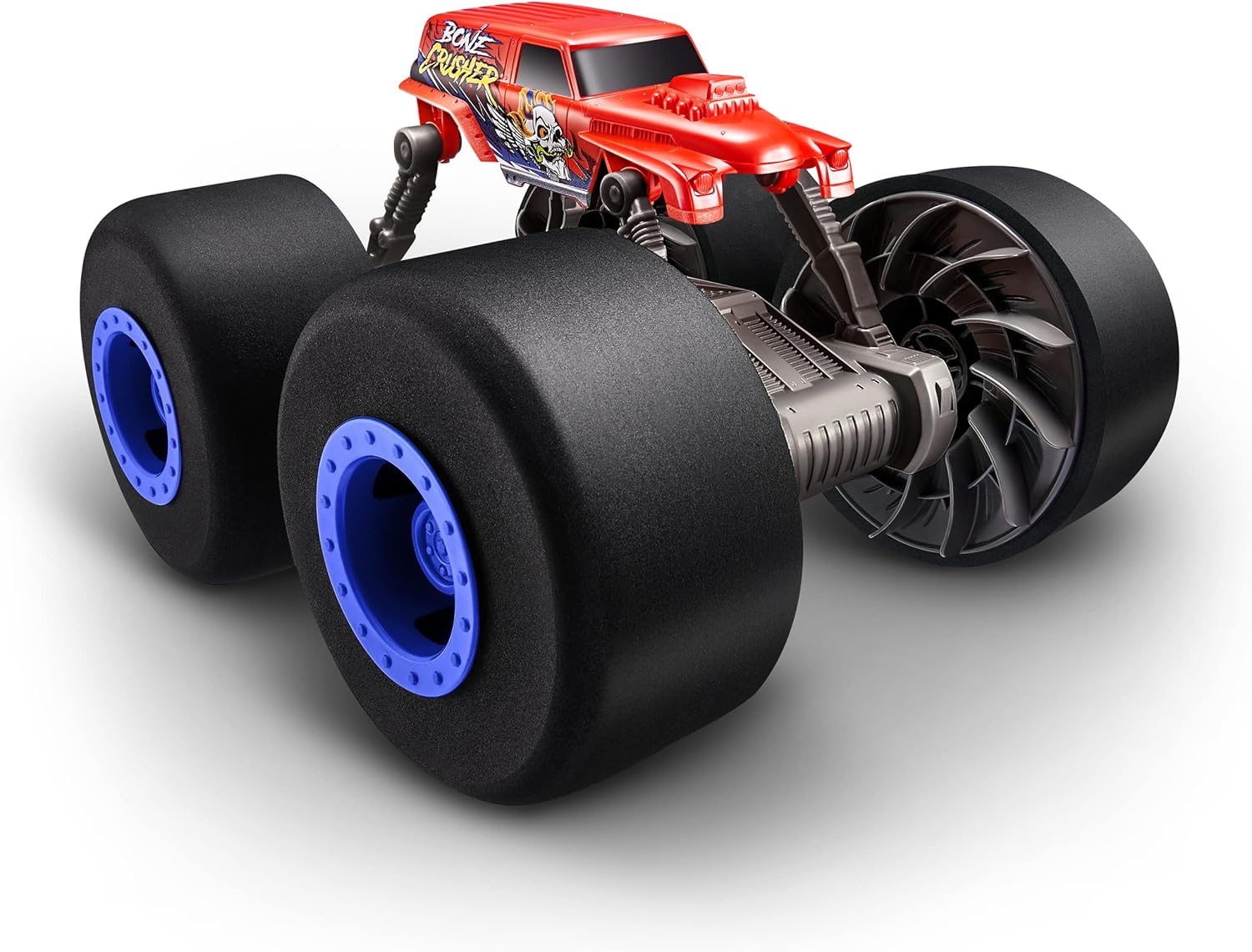 Zuru Metal Machines 6799 Over Drive Monster Truck 1:20 Scale - Battery Powered, All-Terrain, Water-Driving, Flips, 4WD, Toy for Boys and Girls | 1 piece Selected Randomly