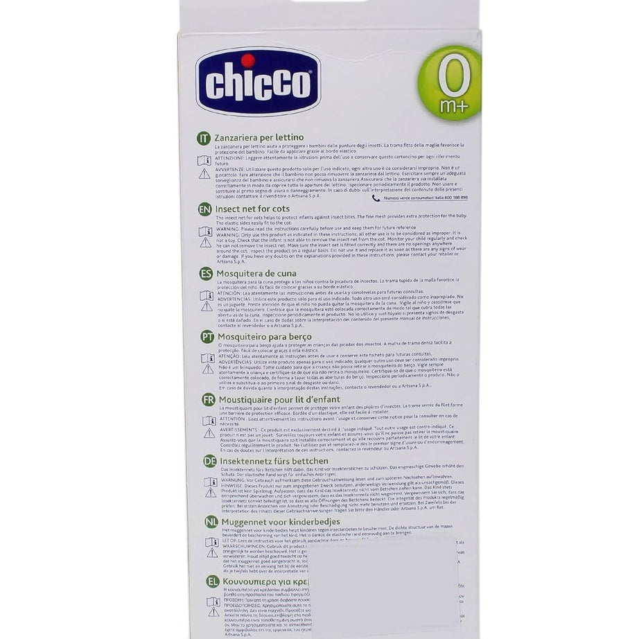 Chicco Insect Net for Baby Cradle, Swing & Cot, Easy to Fit & Washable