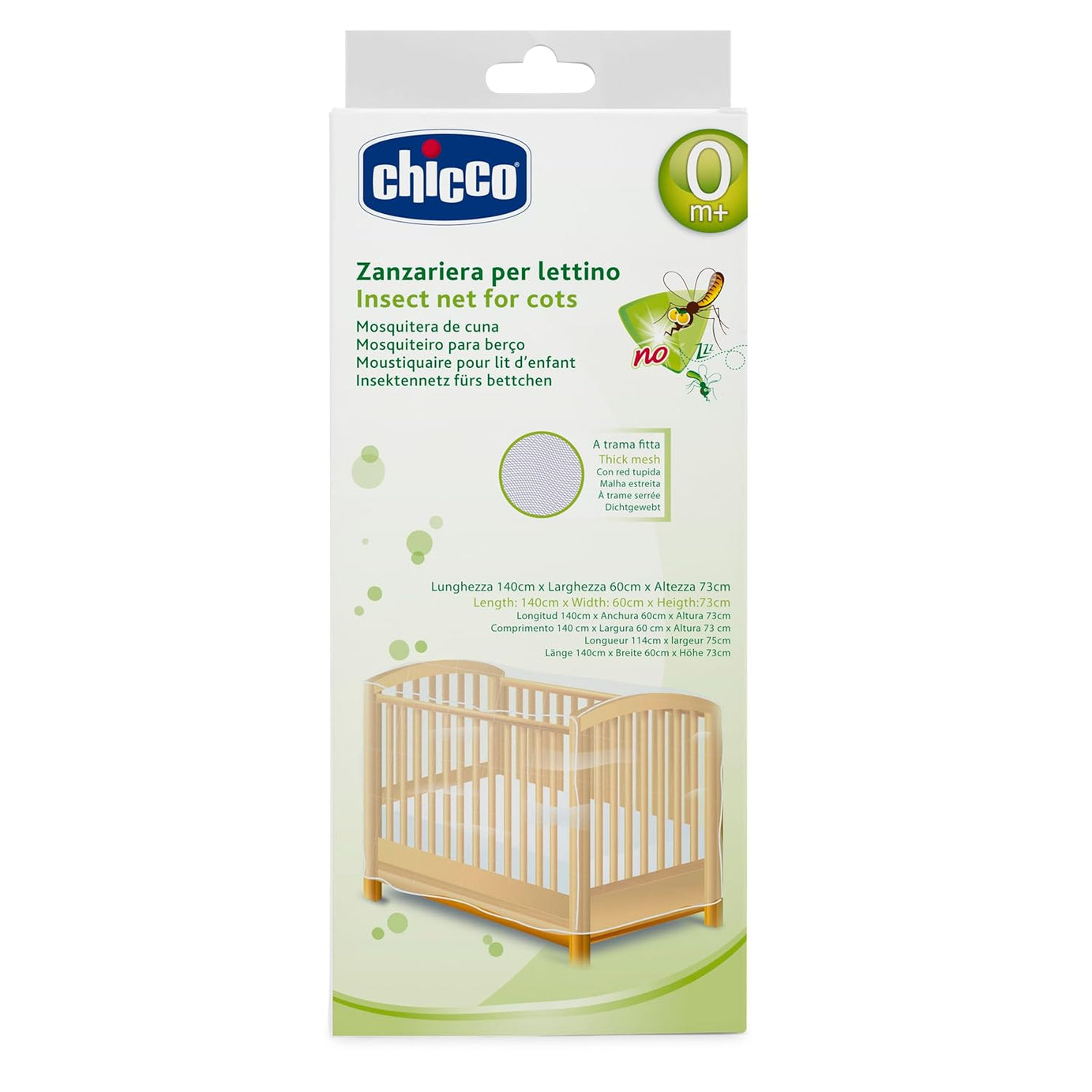 Chicco Insect Net for Baby Cradle, Swing & Cot, Easy to Fit & Washable