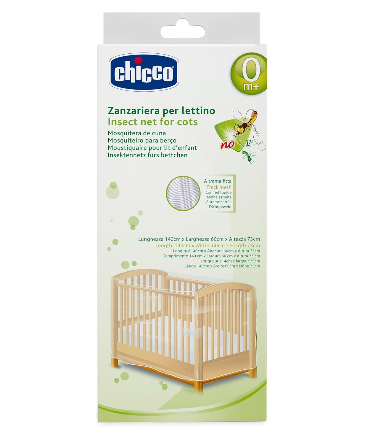 Chicco Insect Net for Baby Cradle, Swing & Cot, Easy to Fit & Washable - MINIMEE KIDS