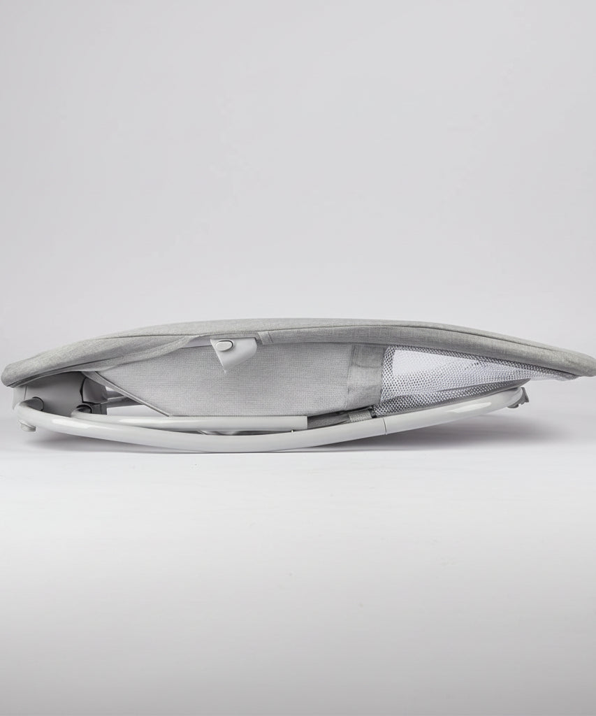 Mastela Baby Deluxe 4-in-1 Smart Swing & Rocker | Bluetooth & App Controlled Automatic Cradle | Birth to 36 Months (15kg) | 5 Swing Angles, Detachable Tray & Mosquito Net - MINIMEE KIDS